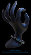 Load image into Gallery viewer, Kyanite Hematite Bracelet