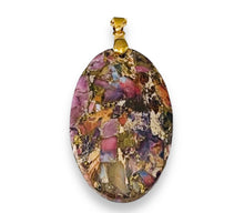 Load image into Gallery viewer, Jasper Stone Pendant Necklace