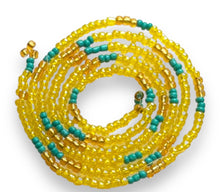 Load image into Gallery viewer, Body Beads Gold Teal