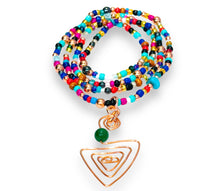 Load image into Gallery viewer, Spiral Spirit Jade ~ necklace