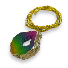 Load image into Gallery viewer, Agate Stone Pendant Necklace