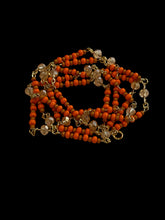 Load image into Gallery viewer, Body Beads Orange Gold