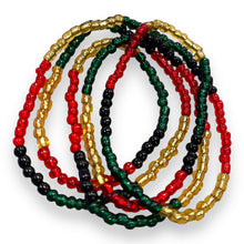 Load image into Gallery viewer, Body Beads Black Rasta