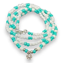Load image into Gallery viewer, Body Beads Teal White