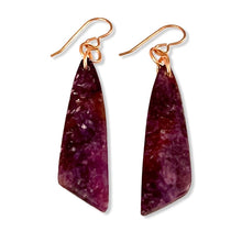 Load image into Gallery viewer, Lepidolite Stone ~ earrings