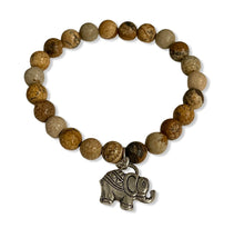Load image into Gallery viewer, Jasper & Elephant ~ earth bracelet