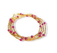 Load image into Gallery viewer, Body Beads Gold Pink