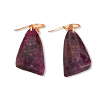 Load image into Gallery viewer, Lepidolite Stone ~ earrings