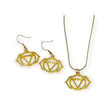 Load image into Gallery viewer, Third Eye Chakra ~ Necklace & Earrings Ensemble