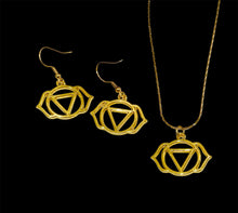 Load image into Gallery viewer, Third Eye Chakra ~ Necklace & Earrings Ensemble