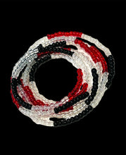 Load image into Gallery viewer, Body Beads Black Red Crystal Deck