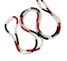 Load image into Gallery viewer, Body Beads Black Red Crystal Deck