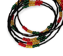 Load image into Gallery viewer, Body Beads Black Rasta