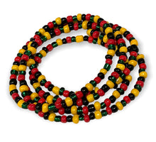Load image into Gallery viewer, Body Beads Yellow Rasta
