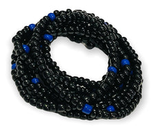 Load image into Gallery viewer, Body Beads Black Blue