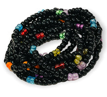 Load image into Gallery viewer, Body Beads Black Chakra