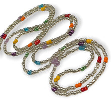 Load image into Gallery viewer, Body Beads Silver Chakra