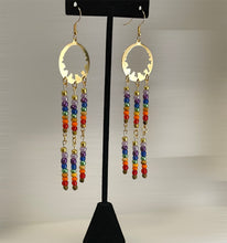 Load image into Gallery viewer, Chakra Dangle Earrings