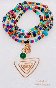 Spiral Spirit Jade ~ necklace