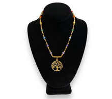 Load image into Gallery viewer, Chakras &amp; Trees Necklace
