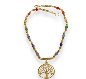 Chakras & Trees Necklace