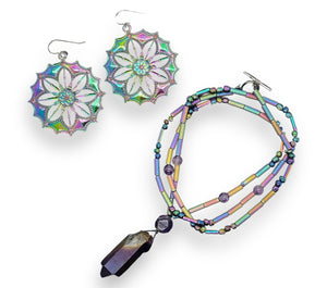 Mandalas Earrings & Necklace Set