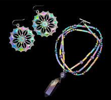 Load image into Gallery viewer, Mandalas Earrings &amp; Necklace Set
