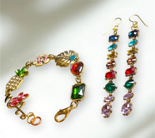 Load image into Gallery viewer, Pharah ~ Earrings &amp; Bracelet set

