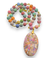 Load image into Gallery viewer, Jasper Stone Pendant Necklace
