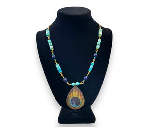 Jasper Peacock ~ necklace