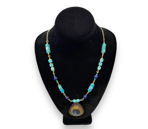 Jasper Peacock ~ necklace