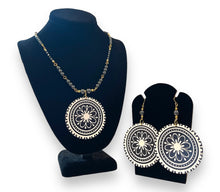 Load image into Gallery viewer, Mandala Flower Earrings &amp; Necklace
