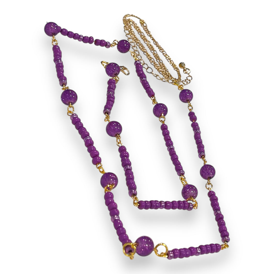 Body Beads Purple Seasons