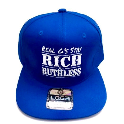 Real G's Stay Rich & Ruthless snapback