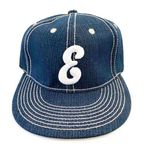 Vintage E  hat denim hat
