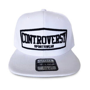 Controversy Sportswear white snapback