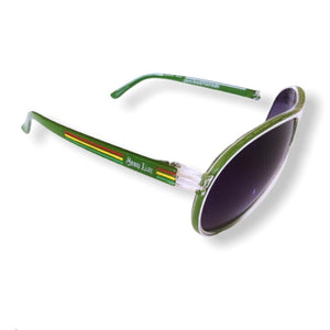 Jah Rastafari Aviator Sunglasses Olive