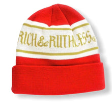 Load image into Gallery viewer, Rich &amp; Ruthless Beanie red

