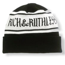 Load image into Gallery viewer, Rich &amp; Ruthless Beanie blk
