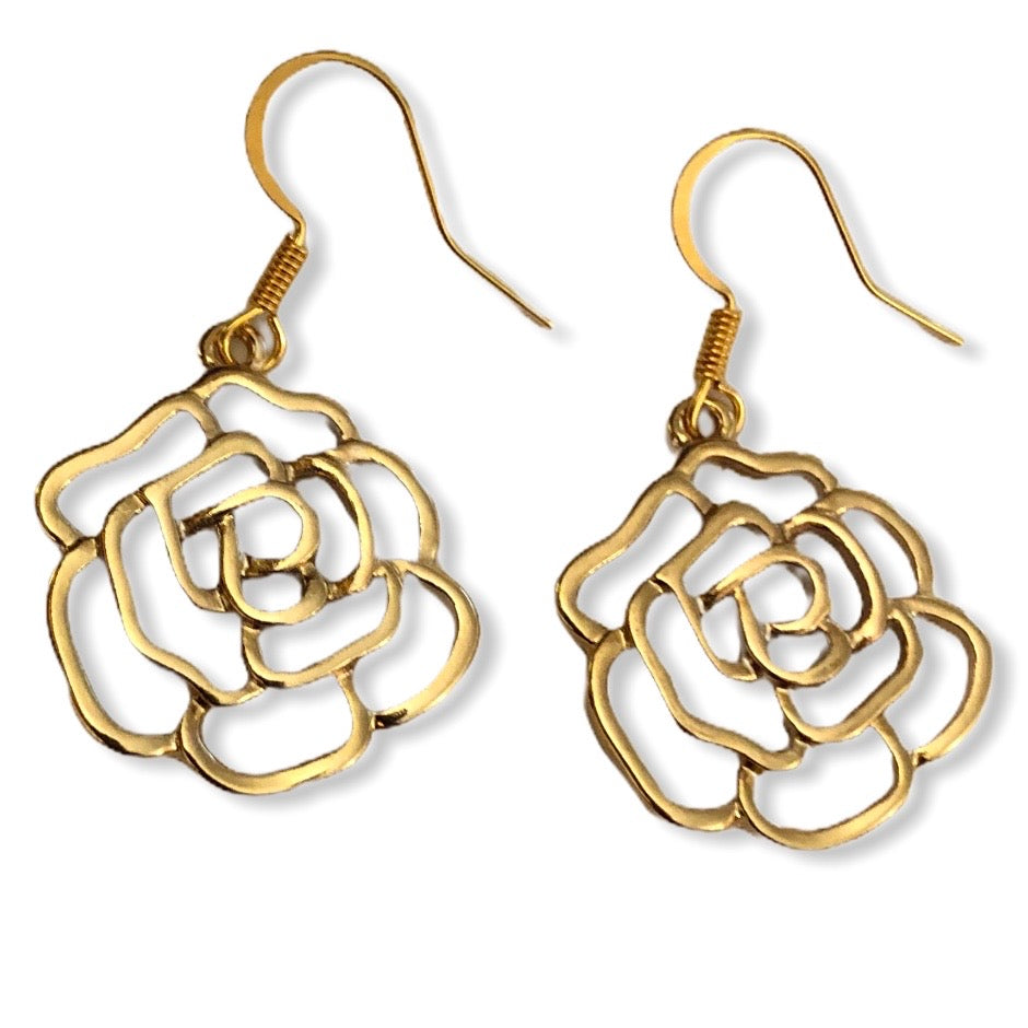 Golden Roses ~ Earrings