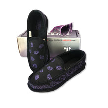 Load image into Gallery viewer, Bandana Slippers &amp; Aviator Glasses ~ Purp
