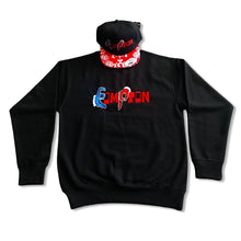Load image into Gallery viewer, &#39;Compton Unity&#39; Sweatshirt &amp; Snapback Ensemble (Red Brick) red
