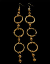 Load image into Gallery viewer, Bamboo Danglers ~ earrings
