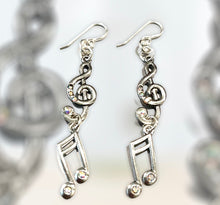 Load image into Gallery viewer, Musical Symbol ~ earrings
