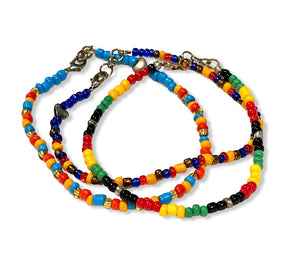 Multi Fun Anklet Trio