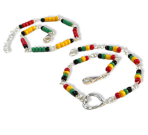 Irie Heart Anklet Duo