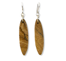 Load image into Gallery viewer, Picture Jasper Silver  ~ earrings
