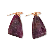 Load image into Gallery viewer, Lepidolite Stone ~ earrings
