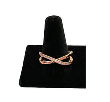 Load image into Gallery viewer, Rose Gold Sparkle Loop ~ Ring
