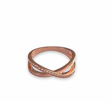 Load image into Gallery viewer, Rose Gold Sparkle Loop ~ Ring
